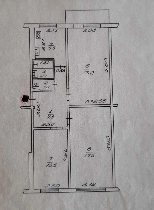 Продам 3 к.квартиру,в центрі міста,вул.Коновальця,буд.4