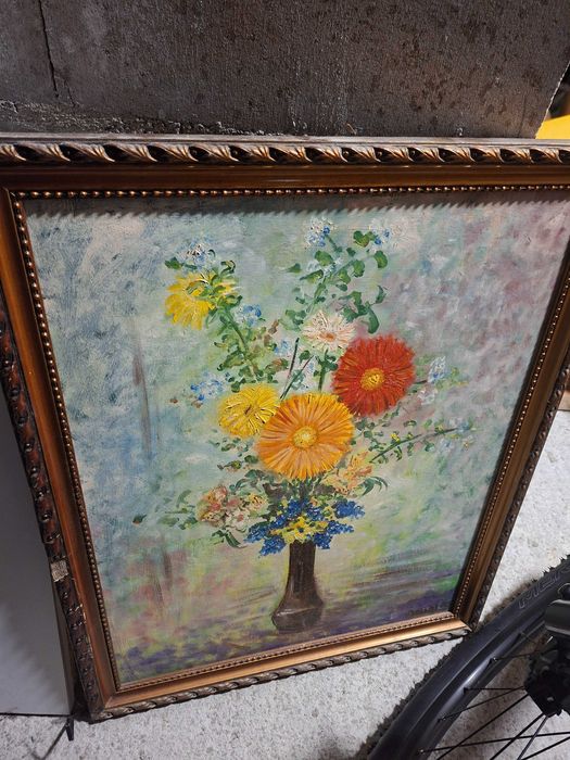 Obraz kwiaty w wazonie