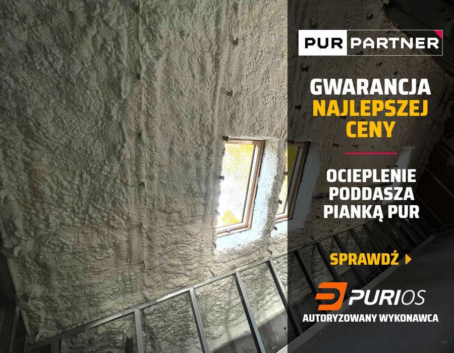 PIANA PUR / Ocieplanie PIANĄ PUR / Ocieplenie dachu PIANĄ PUR / Ocieplenie poddasza PIANKĄ PUR / Izolacja Poddasza PIANKĄ PUR / CELULOZA / PROMOCJA !!