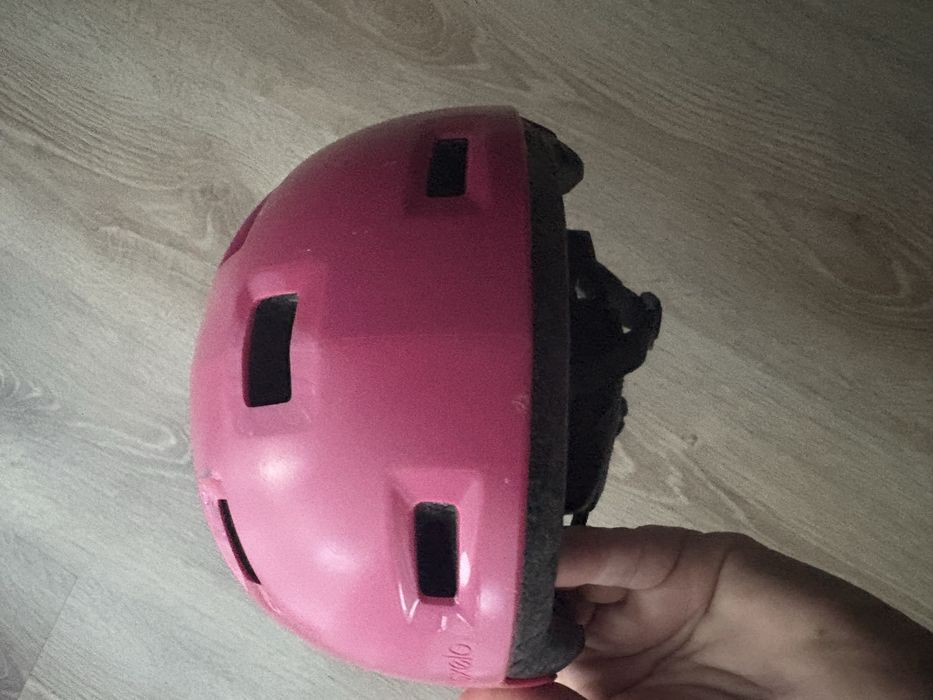 Decathlon Oxelo różowy kask rowerowy XS 47-52