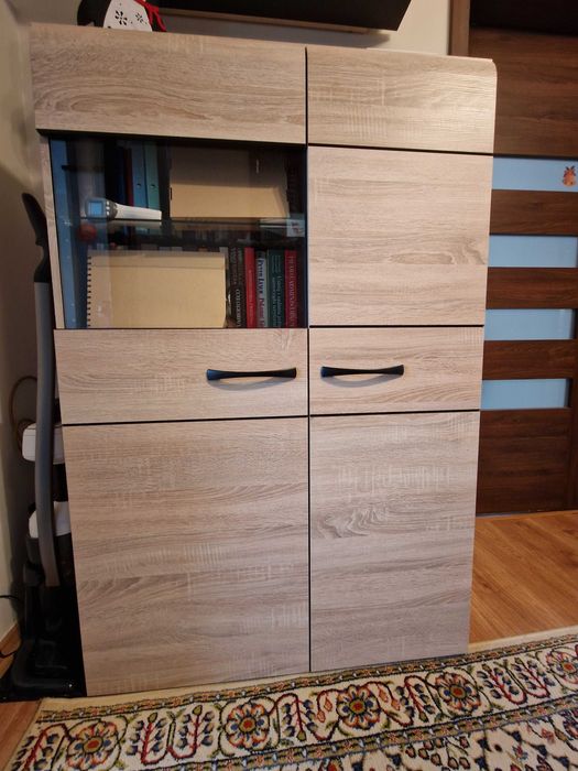 Komoda, szafka, półka - dąb sonoma