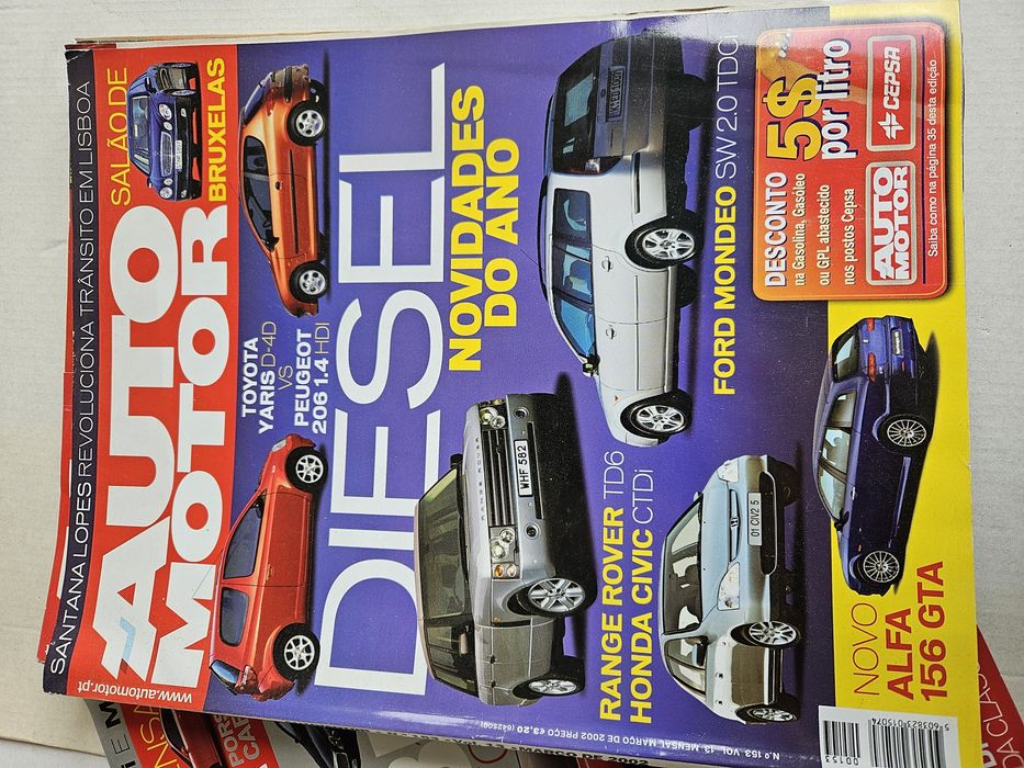 Lote 4 Revistas AutoMotor 2002 Usadas