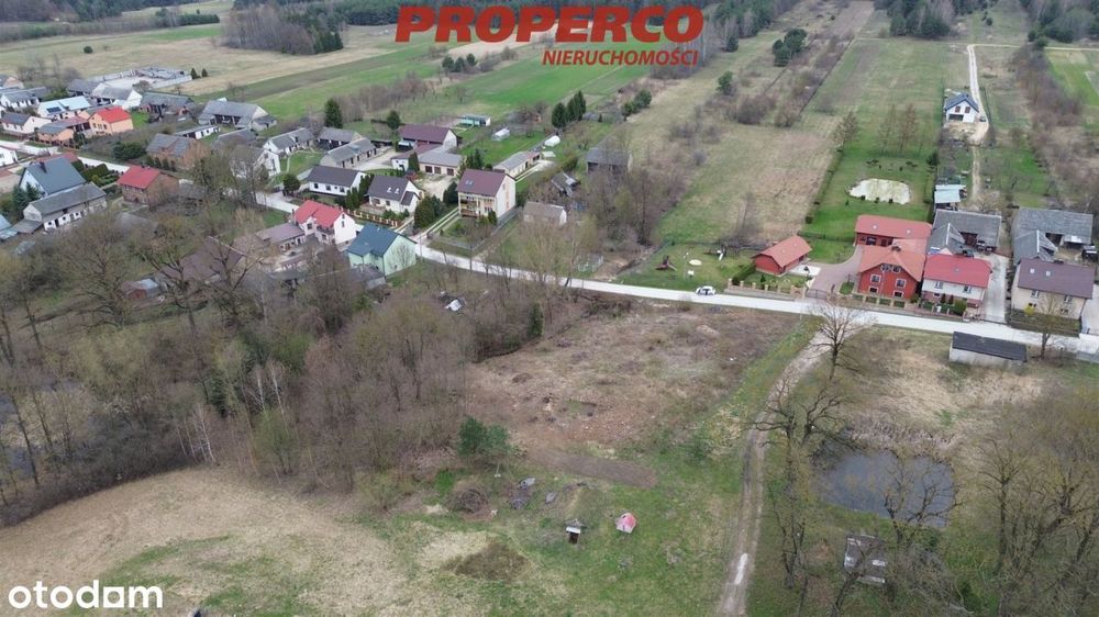 Działka pow. 2300m2, Skiby, gm. Chęciny