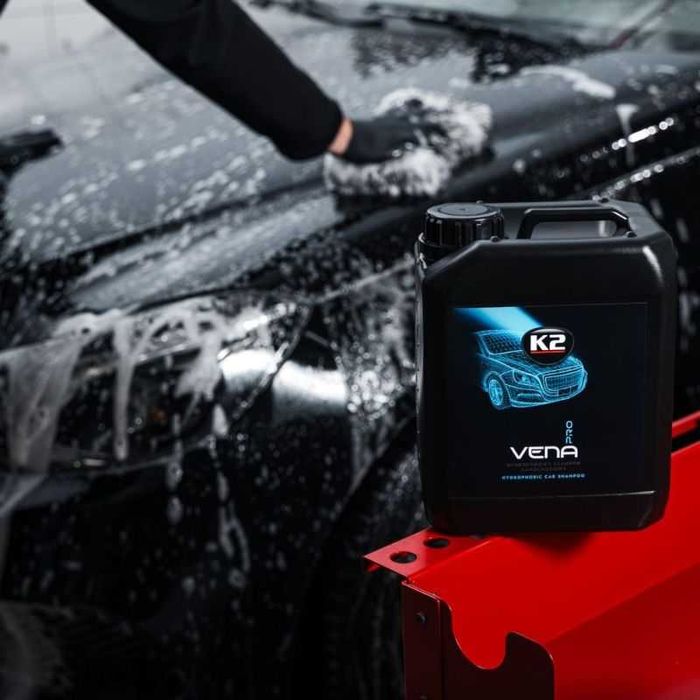 Автошампунь для ручной мойки K2 Express Vena Fluxo PRO гидрофоб, воск