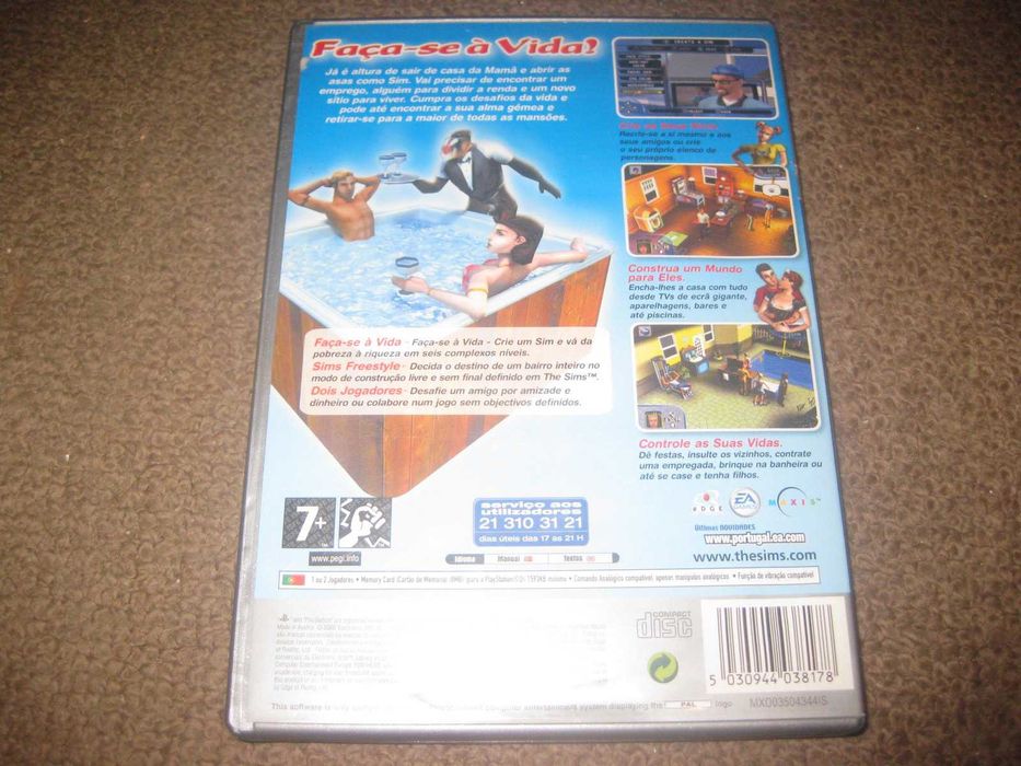 Jogo "The Sims" PS2/Completo!