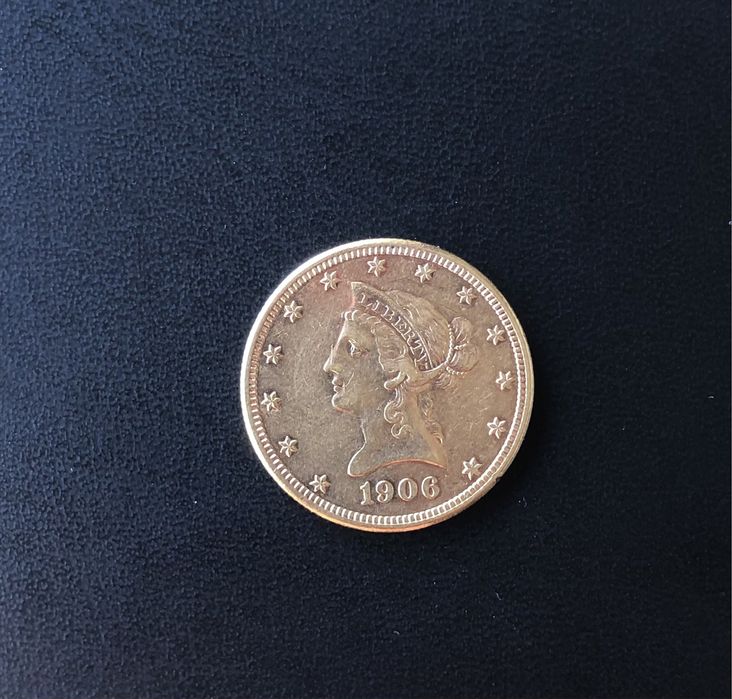 Moeda de ouro 10 dollars ouro (Liberty)