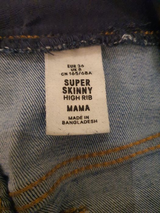Spodnie ciążowe  36 H&M
