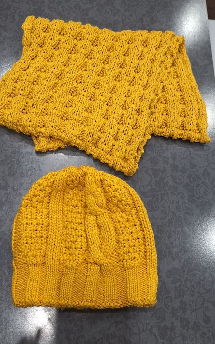 Damski komplet czapka+komin