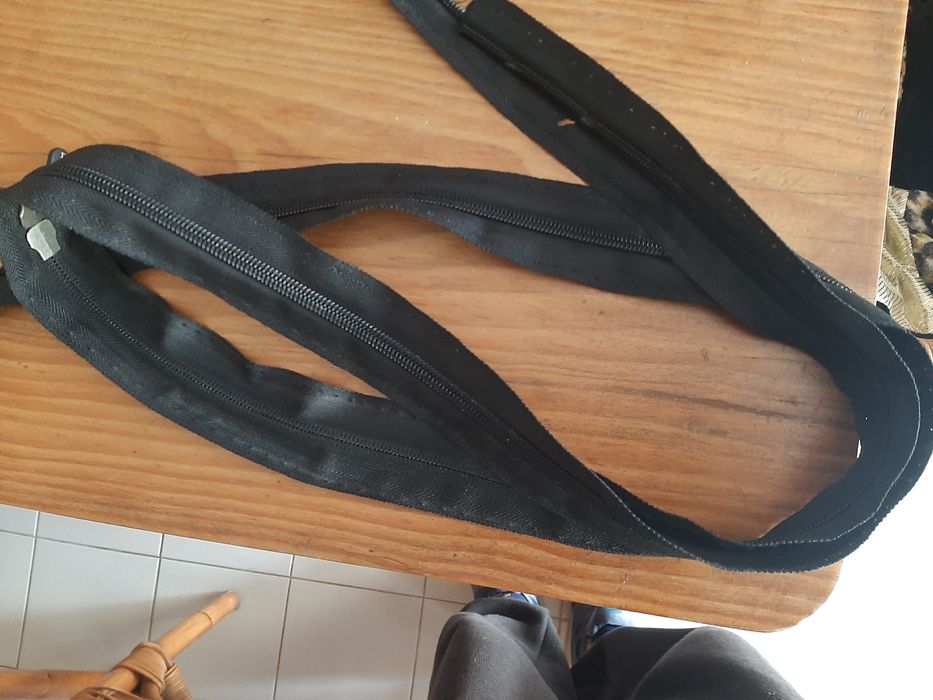 Fecho éclair de mala de viagem, preto, 1.40m, Hannibal Laguna