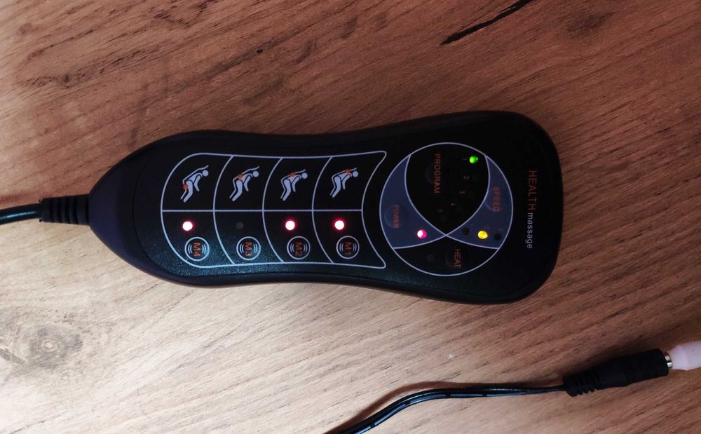 Mata masująca, materac podgrzewana z pilotem