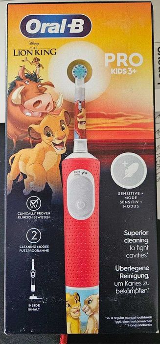 Дитяча насадка Oral-B Kids 3+ “Король Лев” "Lion King" – оригінал Disney/Braun