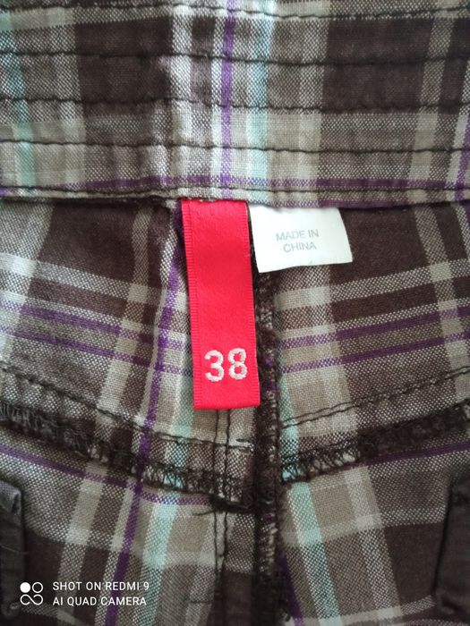 H&M krótkie spodenki szorty w kratkę M