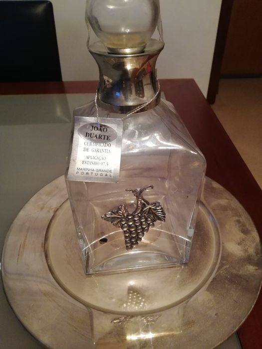 Garrafa Cristal e prato437678503614883840