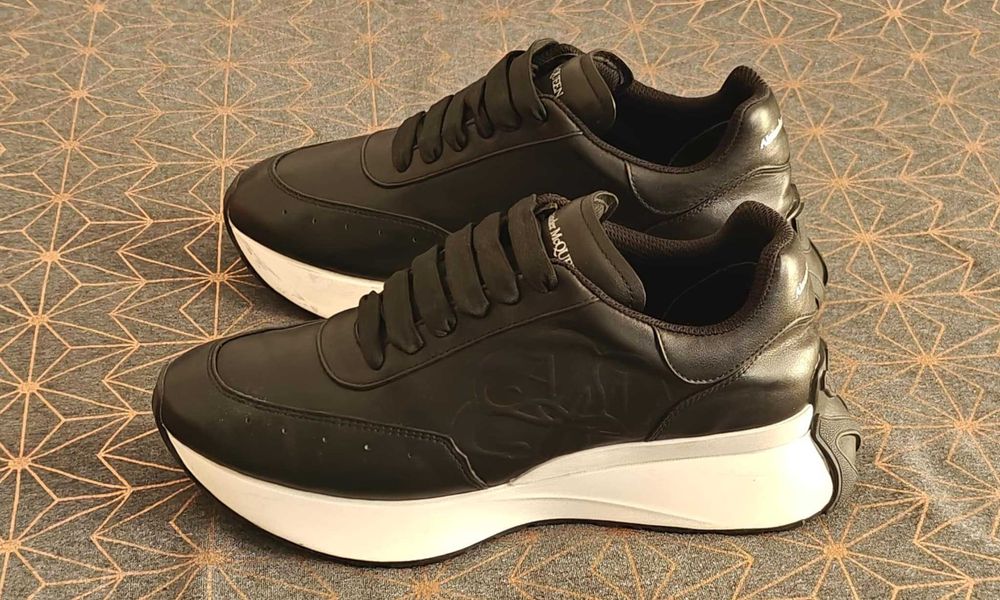 Buty Sneakersy Alexander Mcqueen Sprint Runner 42 Skórzane Dsquared