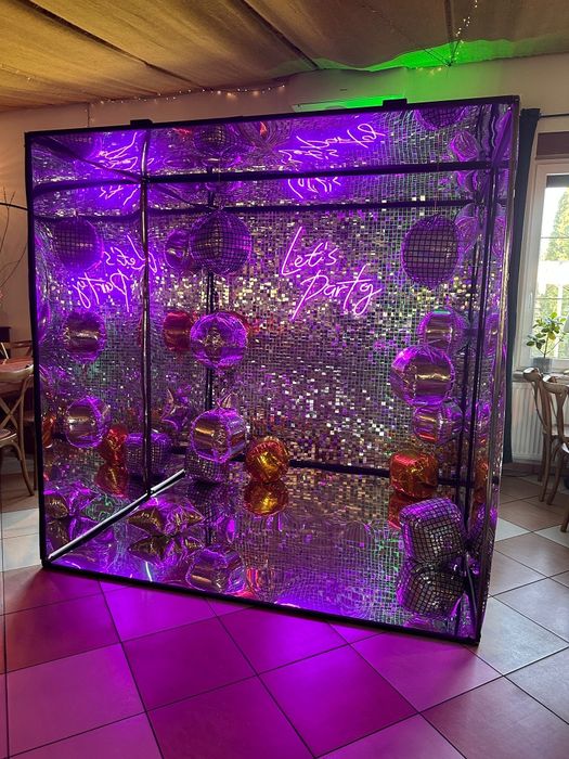 Ścianki balonowe i Cyfry Led 18, 20, 30, 40, 50, dekoracje, MIRROR BOX