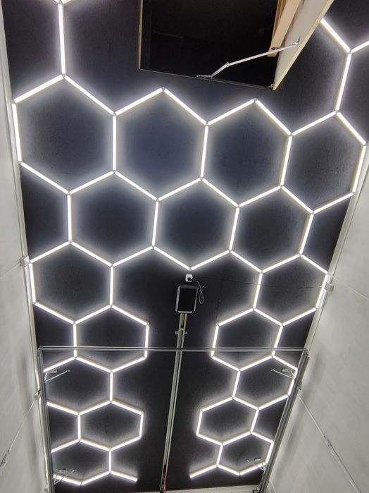 Лед лампи освітлення хексагон hexagon lighting гаражне детейлінг
