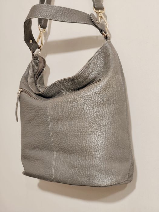 Skórzana Shopperka do ręki i na ramię NYPD