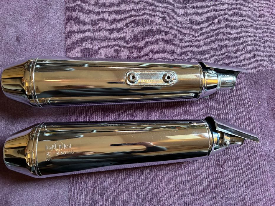 Oryginalne tłumiki Royal Enfield Continental GT 650 komplet OEM
