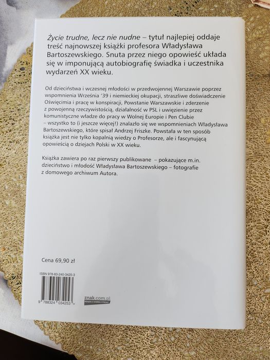 Książka „Życie trudne, lecz nie nudne” - Władysław Bartoszewski