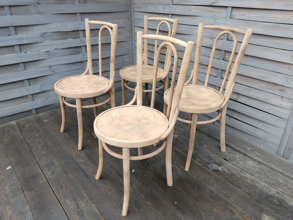 Krzesła Thonet Fameg Radomsko wyszlifowane 4szt