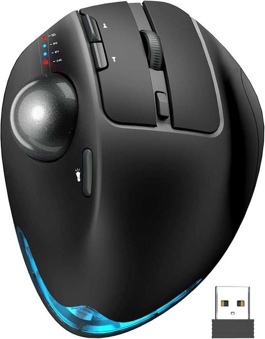 SABLUTE MAM1 Pro Ergonomiczna mysz z trackballem,