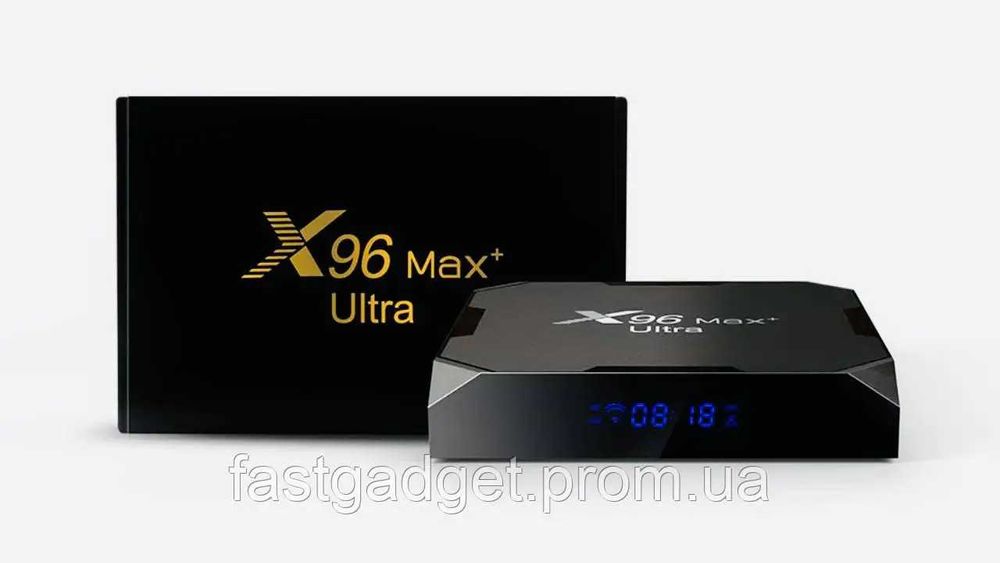 SmartTV X96Max Plus Ultra 4gb/32гб Amlogic s905x4 Android 11