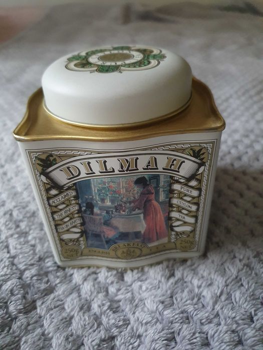 Puszka po herbacie Dilmah