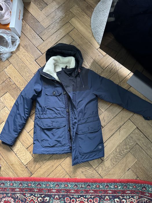 Парка Abercrombie & Fitch trekking parka navy blue