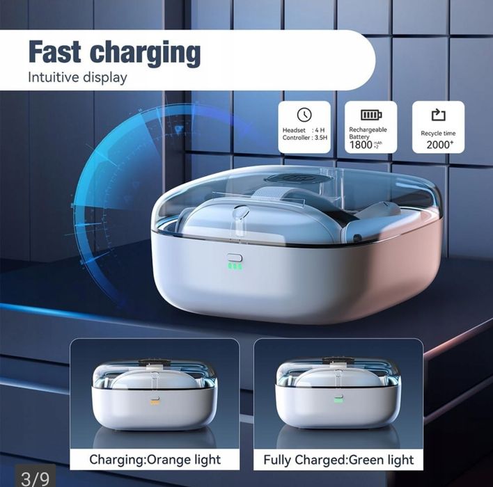 Stacja dokująca przenośna  Meta Quest 3 RGB