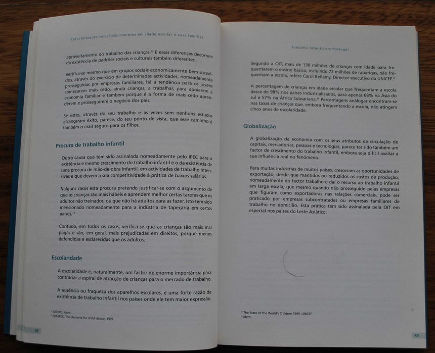 Trabalho Infantil em Portugal