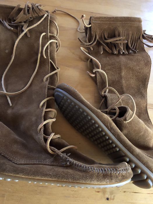 Botas mocassins camurça nr 37,5