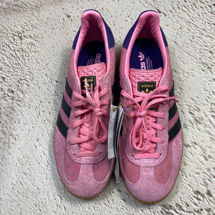 40.5 ie7002 Оригінал нові жіночі кеди adidas gazelle indoor pink