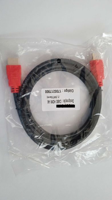 Cabo HDMI - HDMI 1,5m para tv, consola, portátil, box, etc