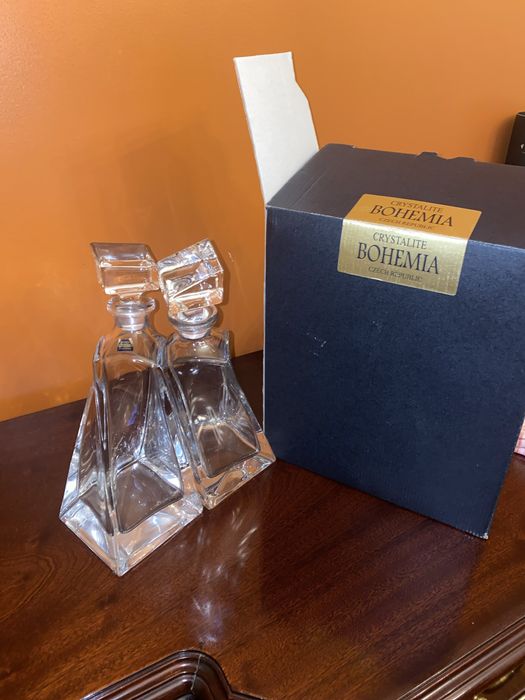 Lovers Decanters Bohemia Crystal Whiskey Set