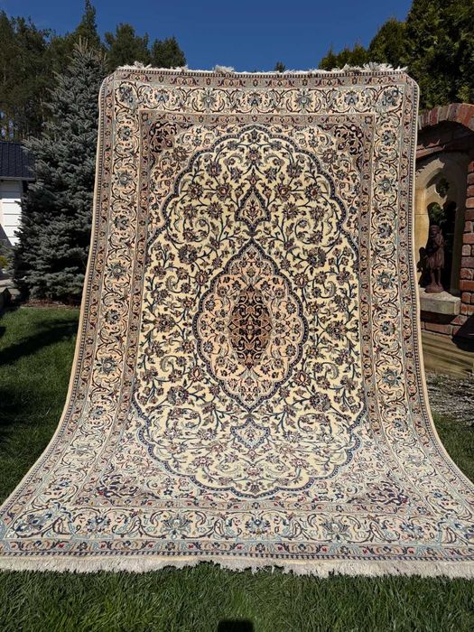 Nowy Dywan Perski Nain Kaszmirowy + jedwab Iran 270x165 NAJTANIEJ W POLSCE