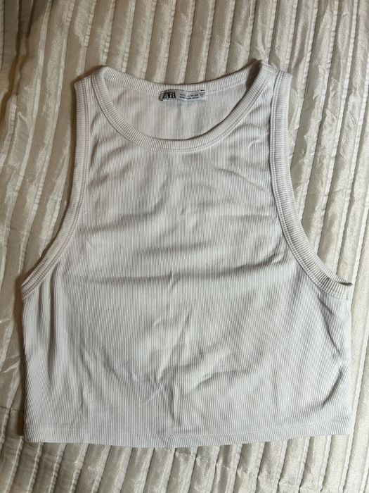 Top zara branco