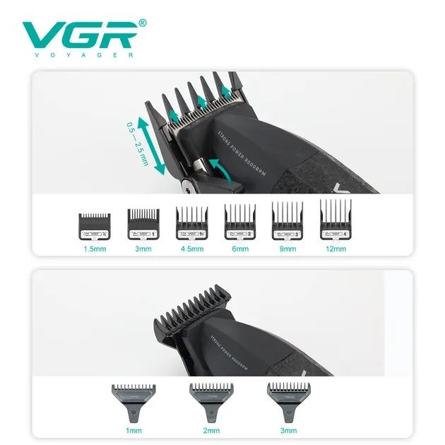 Професійний набір VGR 640 S3 для повного догляду за волоссям та бородою.3в1