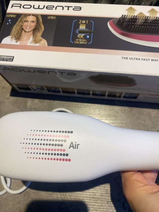 Escova alisadora e secadora Rowenta