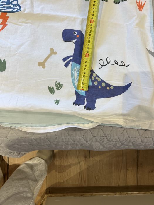 Dziecięca bawełniana pościel we Dinozaury