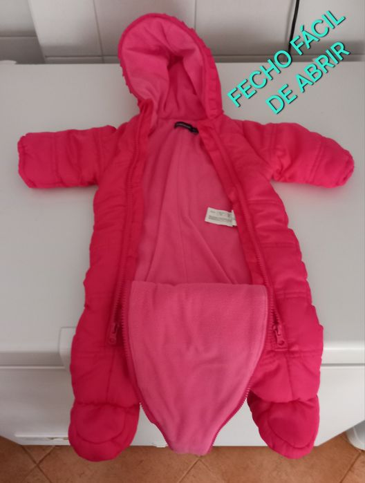 FATO ACOLCHOADO PARA BEBÉ 62cm. Casa,Passeio,Frio,Viagem,Quarto,Neve.