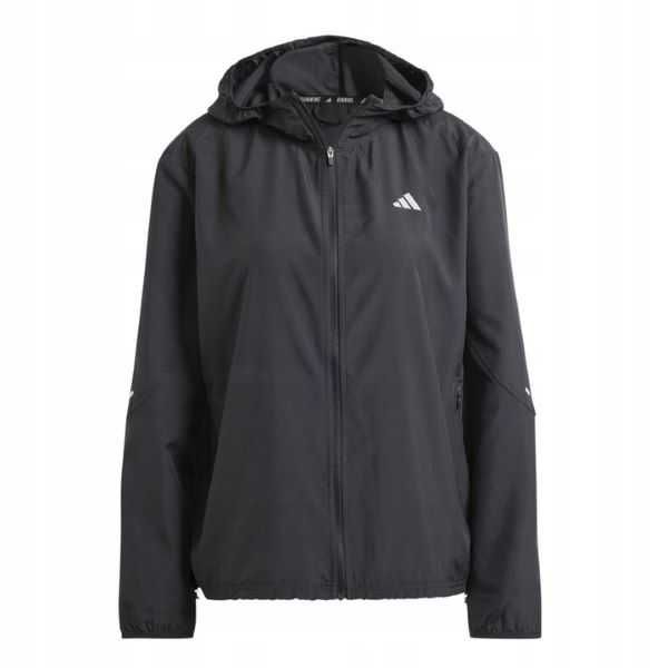 Adidas RUN IT Kurtka damska do biegania z kapturem r. S czarna