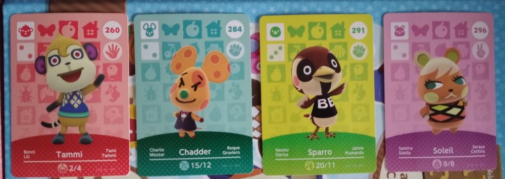 Cartas Amiibo Animal Crossing - Série 3