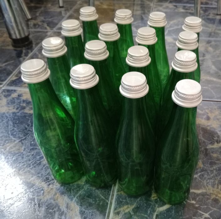 Butelki 0,3 l z zielonego szkła, super szczelne!