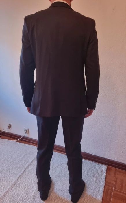 Fato Preto Under Blue extra slim fit