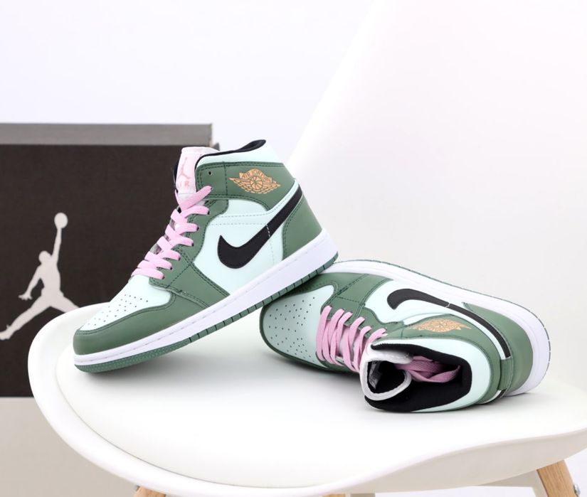 Buty Nike Air Jordan 1 Mid Dutch Green 36-40 damskie trampki