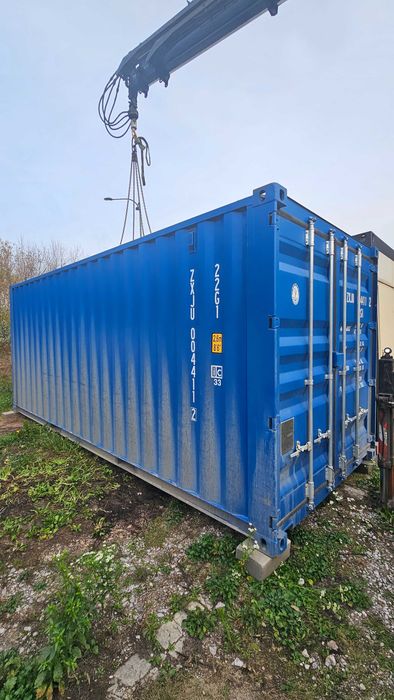 Kontener magazynowy morski sanitarny biurowy stróżówka