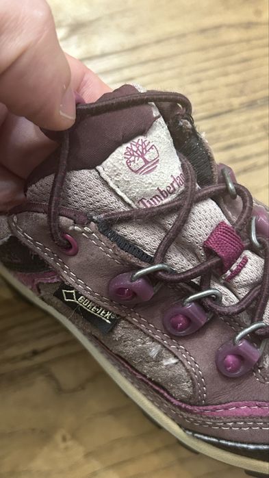 Timberland 28 criança goretex sapatos botas caminhada