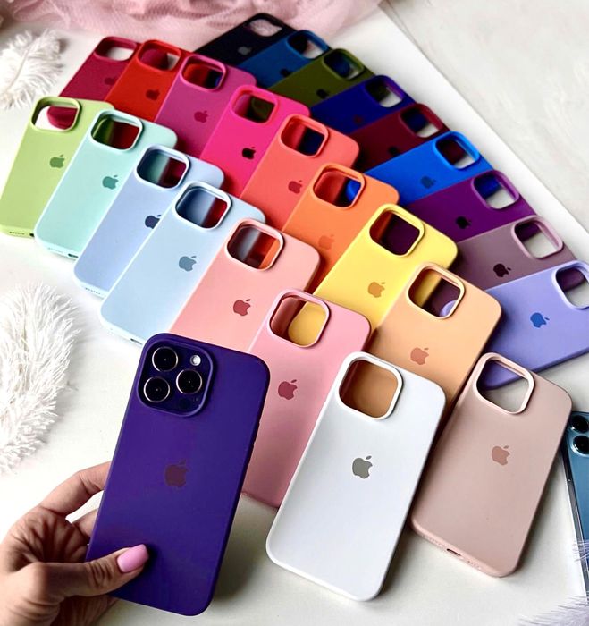 Силіконовий чохол на айфон silicone case iPhone 14 pro / та інші