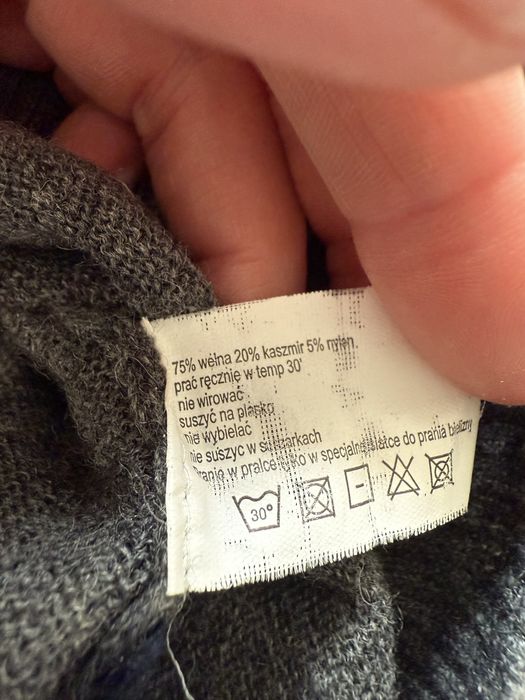 Sweter meski welna L