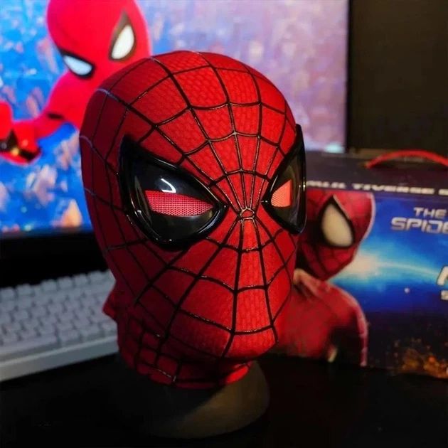 Дитяча іграшка супергеройська маска Людини-Павука The Amazin Spider Man 2, рухливі елементи
